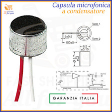 Capsula per x microfono dinamica microfonica capsule microfoniche a condensatore
