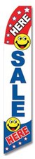 Sale Here Flag Flutter Feather Banner Swooper