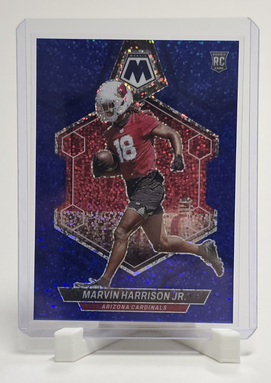 2024 Panini Mosaic - Marvin Harrison Jr. #304 Blue Sparkle Prizm 51/96 RC