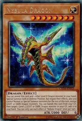 CHIM-DE015 NEBELDRACHE RARE 1.AUFLAGE YuGiOh KARTE