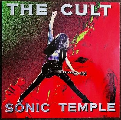 LP 12'' Near-Mint: The Cult   Sonic Temple, Hard Rock Vinyl 1989, Virgin Beggars