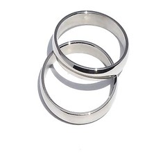 Men's 316L Surgical Stainless Steel Simple Narrow 3 mm Band Ring