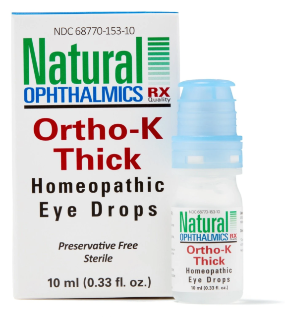 Natural Ophthalmics Ortho K Thick Night Time 10ml Eye Drops,