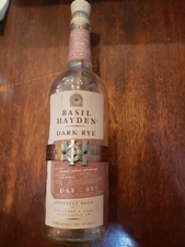 EMPTY Basil Hayden's Kentucky Dark Rye 750 ml USED EMPTY Collectors Art Craft