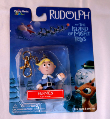 Rudolph and The Island Of Misfit Toys Ornament Clip Keychain Hermey Memory Lane