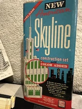 Halsam NEW American Skyline Construction Set Elgo Plastics Set 91 With Book 