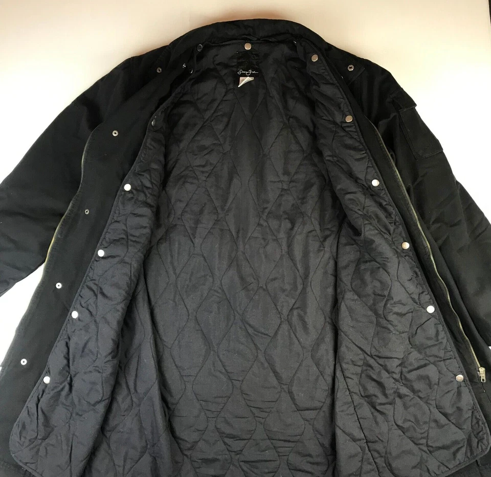 Vintage Black Sean John 90s Coat Jacket Size Large - Image 4 of 4
