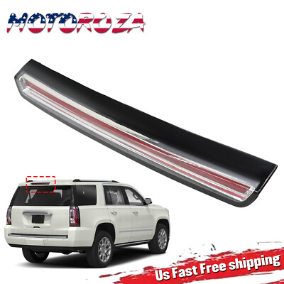 For 2015 2016 17-2020 GMC Yukon High Mount 3rd Brake Light High Mount Lamp Clear