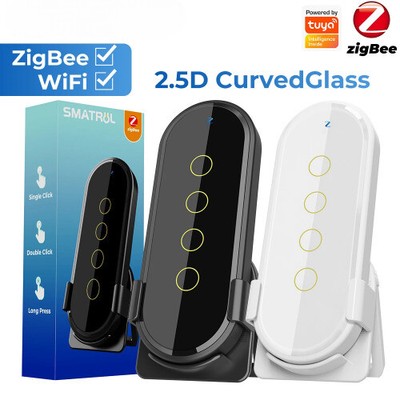 Tuya-ZigBee-Wireless-Szenenschalter-Licht-4-Gang-12-Szenen-Touch-Fernbedienung