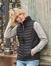 Tee Jays Ladies Zepelin Gilet | Lightweight | Padded | Black Or Navy | S-3xl