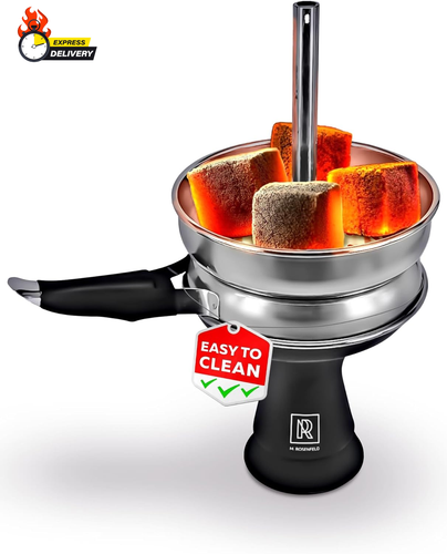 Black Silicone Hookah Bowl Set Silicone – Premium Shisha Bowl Phunnel Hookah Bow - Picture 9 of 12