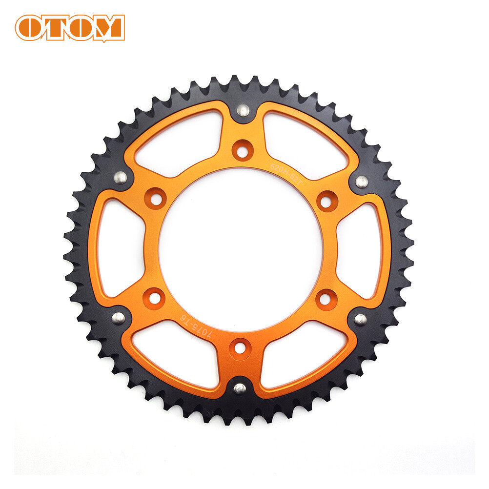 Motorcycle 51T Rear Dual Sprocket 520 Chain For KTM SXF XCF