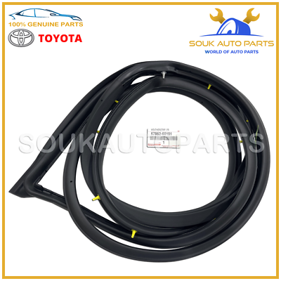 67862-60101 Genuine Toyota WEATHERSTRIP, FRONT DOOR, LH 6786260101