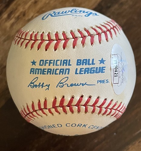 Frank Thomas Rookie Early Signature Signed Baseball JSA - Picture 2 of 6