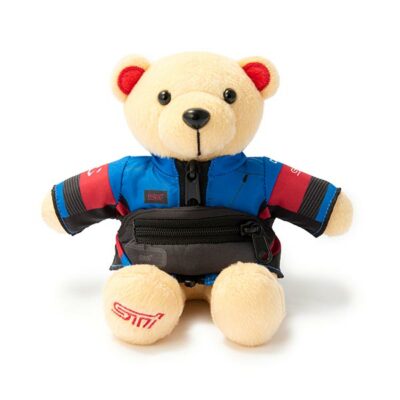SUBARU STI ベアぬいぐるみセット SUBARU STI Performance Bear Soft Plush Toy 140mm OEM Genuine JAPAN