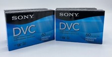 Sony Mini DVC Tape Lot Of 4 - 60 Min - Brand New, Sealed