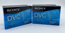 Sony Mini DVC Tape Lot Of 4 - 60 Min - Brand New, Sealed