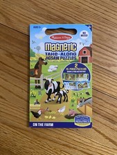 Melissa  Doug Take Along Magnetic Jigsaw Puzzles - On the Farm