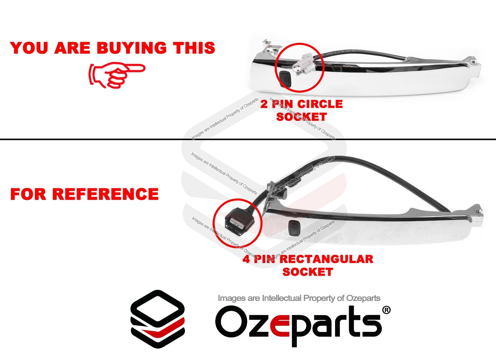 Front Outer Door Handle RFID Keyless Entry WH (C) For Nissan Xtrail T31