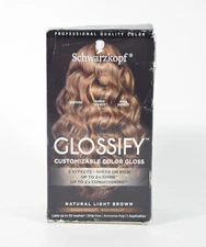 Schwarzkopf Glossify Customizable Demi Permanent Color Gloss NATURAL LIGHT BROWN