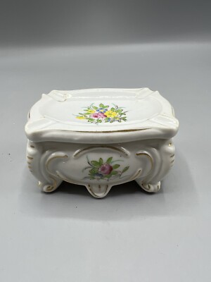 Vintage Cigarette Box With Ashtray For The Lid Or Use as a Trinket Box