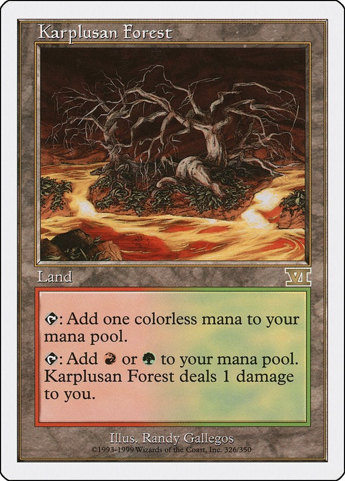 Karplusan Forest #326 *Normal* Classic Sixth Edition - NM MTG