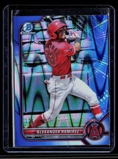 2022 Bowman #BCP-38 Alexander Ramirez Chrome Blue RayWave Refractors #/150