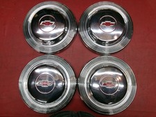 Vintage 1966 Chevy Impala 409 Belair Dog Dish Poverty Hubcaps Wheel Covers