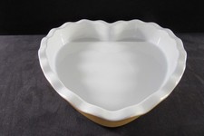 Emile Henry Ruffled Heart Large Deep Flan/Quiche Dish - Valentines Day