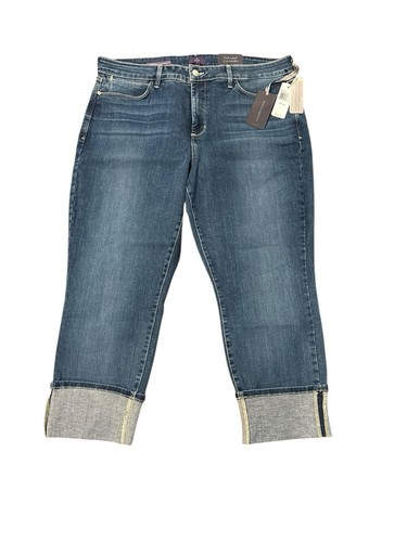 Nuevos Jeans NYDJ Not Your Daughter's Talla Grande 16W Ajustados Novio Recortados - Imagen 4 de 11