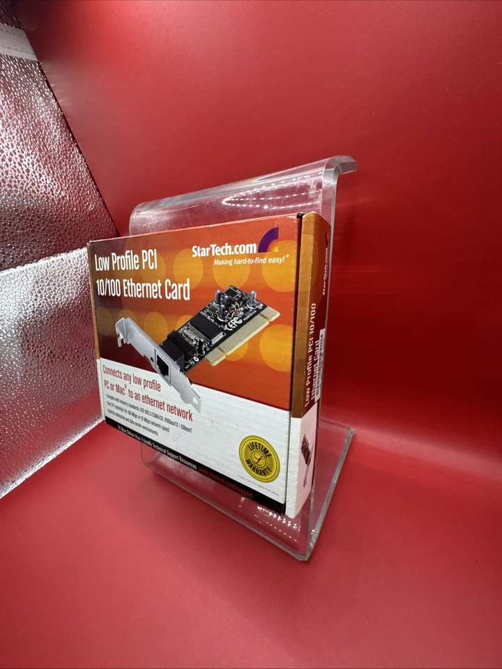 NP-R04-2100-00-02362 StarTech Low Profile PCI 10/100 Ethernet Network Card NEW! - Image 4 of 4