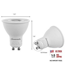 10-Pack GU10 LED Dimmable Bulb, 500LM, 5000K Daylight Track Lighting Bulb,