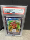 Jayden Daniels Washington Commanders 2024 Donruss Optic Purple Shock RC PSA 10
