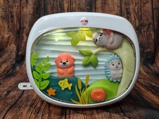 Fisher Price Settle  Sleep Projection Soother Crib TV Otter Sloth Jungle WORKS