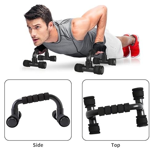 Liegestützstange, Liegestützstangen Krafttraining, Liegestütz Halterung Board mit Non - Bild 7 von 7