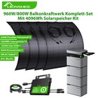 960W/800W Balkonkraftwerk Solaranlage Komplett-Set Mit 4096Wh Solarspeicher Kit