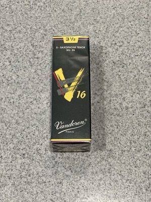 Vandoren V16 Tenor Saxophone Reeds #3.5 Box of 5 reeds Brand new unopened SR7235