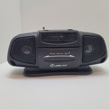 Lifelong Baby Boom Box AM/FM Radio - Portable Retro Style Radio - Tested/Works
