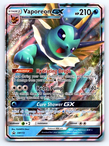 Vaporeon GX Holofoil [SMP - SM172