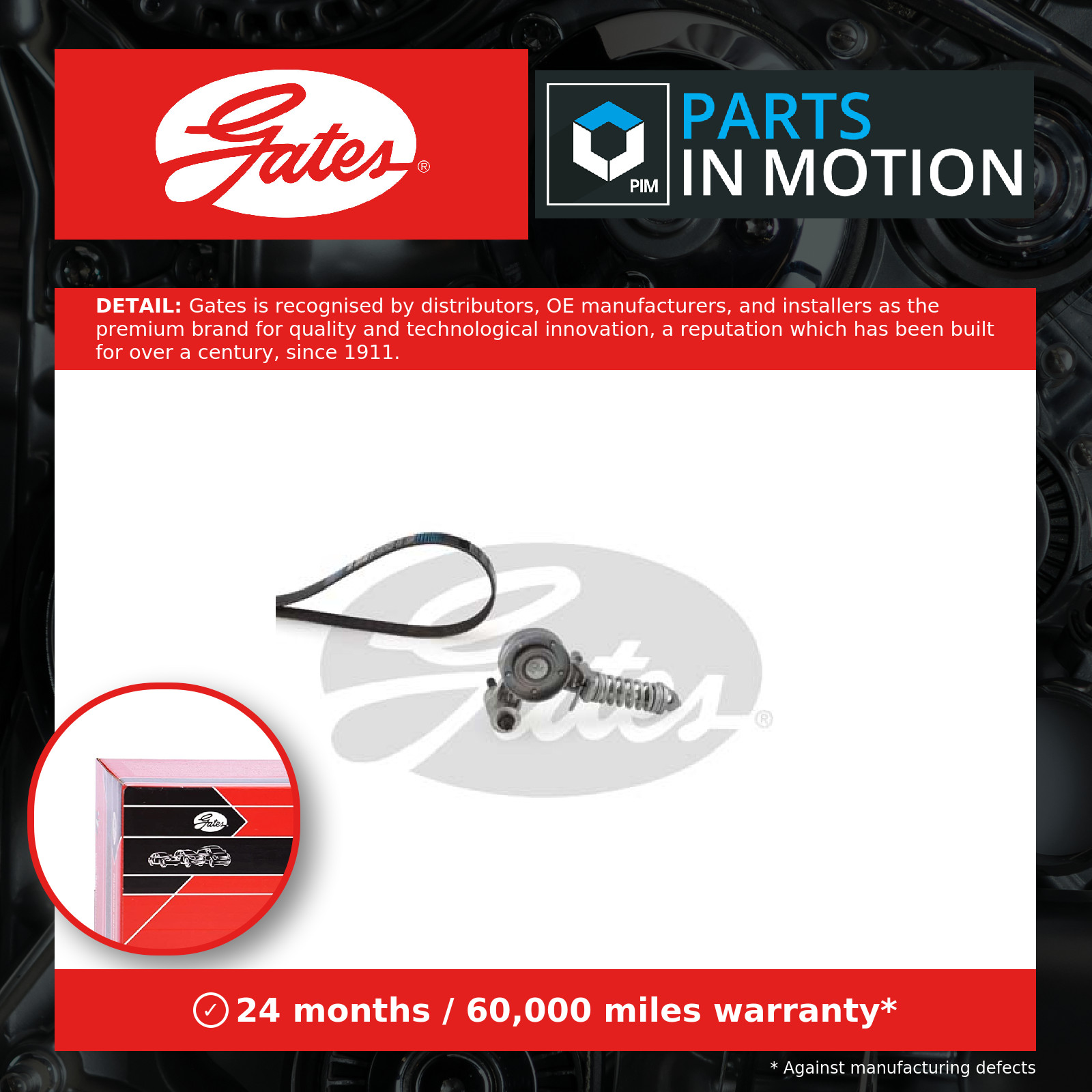 Fits GATES K015PK1398 K015PK1398 MICRO V KIT ⭐UK Stock⭐ - Image 5