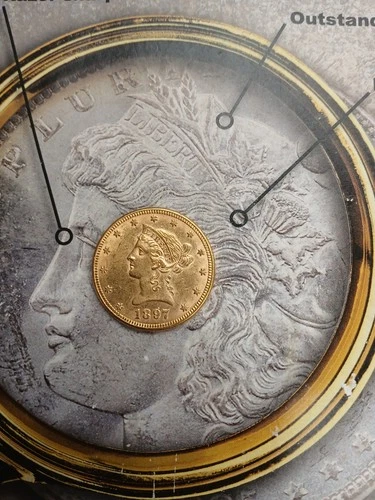 GOLD 1897 P $10 Liberty Head BU Flashy Brilliant  0.48375 Troy oz Gold  TP-9812