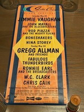 Santa Cruz Blues Festival Concert ORIG Poster 1999 GREG ALLMAN J VAUGHAN MAYALL