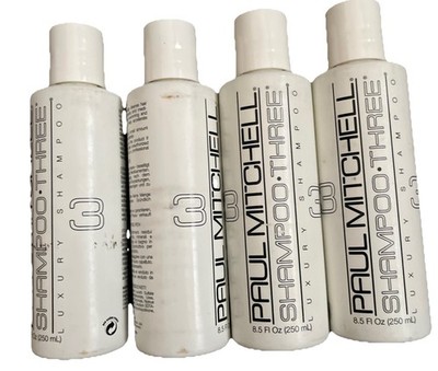 4 Pack PAUL MITCHELL SHAMPOO THREE 8.5 OZ Each READ BELOW