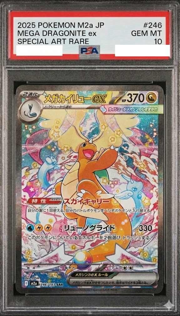 PSA 10 Dragonite MA SAR MUR Set 232 246 250/193 MEGA Dream Pokemon