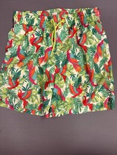 HAWAIIAN Swim Trunks BOYS Youth L 10-12 Parrots Swimming Shorts OLD NAVY
