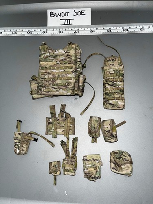 #ad 1:6 Modern Era OCP Multicam Ukraine Camouflage Body Armor Bandit Joe#x27;s $25.30