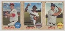 2017 Topps Heritage High Number Sal Romano Fernando Rodney Joey Gallo #RRG fm0