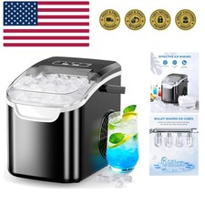 Ice Maker Countertop, Portable Ice Machine with Self-Cleaning, 26.5 lbs/24Hrs...