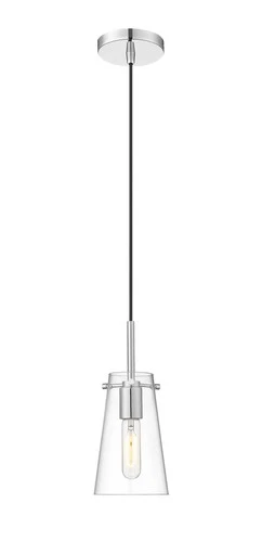 Z-Lite 7508MP Kira 5"W Mini Pendant - Black - Picture 11 of 12