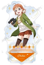 Acrylic stand/acrylic panel CHIKA TAKAMI acrylic stand Aqours space ver. "Love